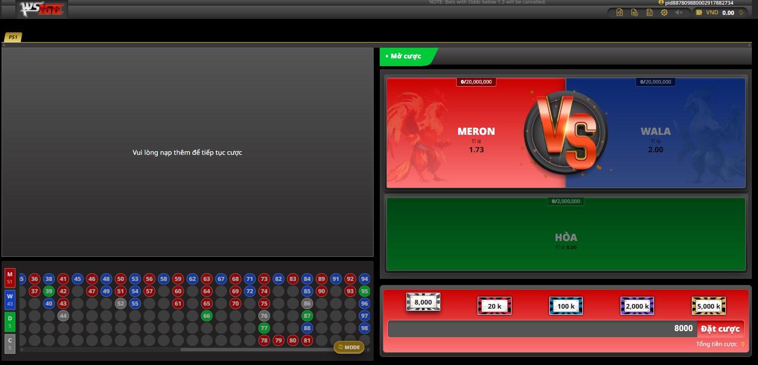 Bắt kèo đá gà Won88