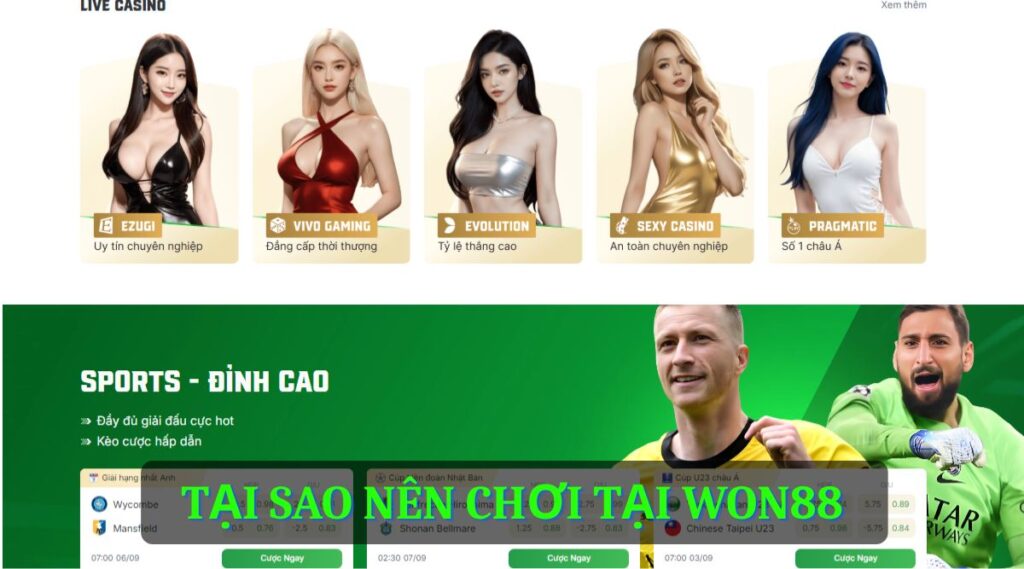 Tại sao nên chơi tại Won88 năm 2025?