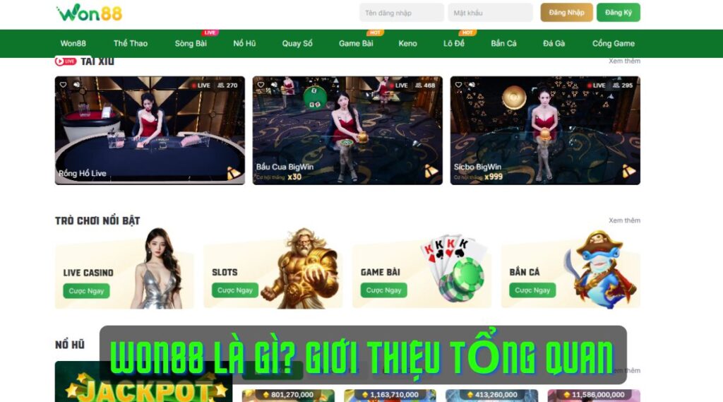 Won88 là gì? Giới thiệu tổng quan 